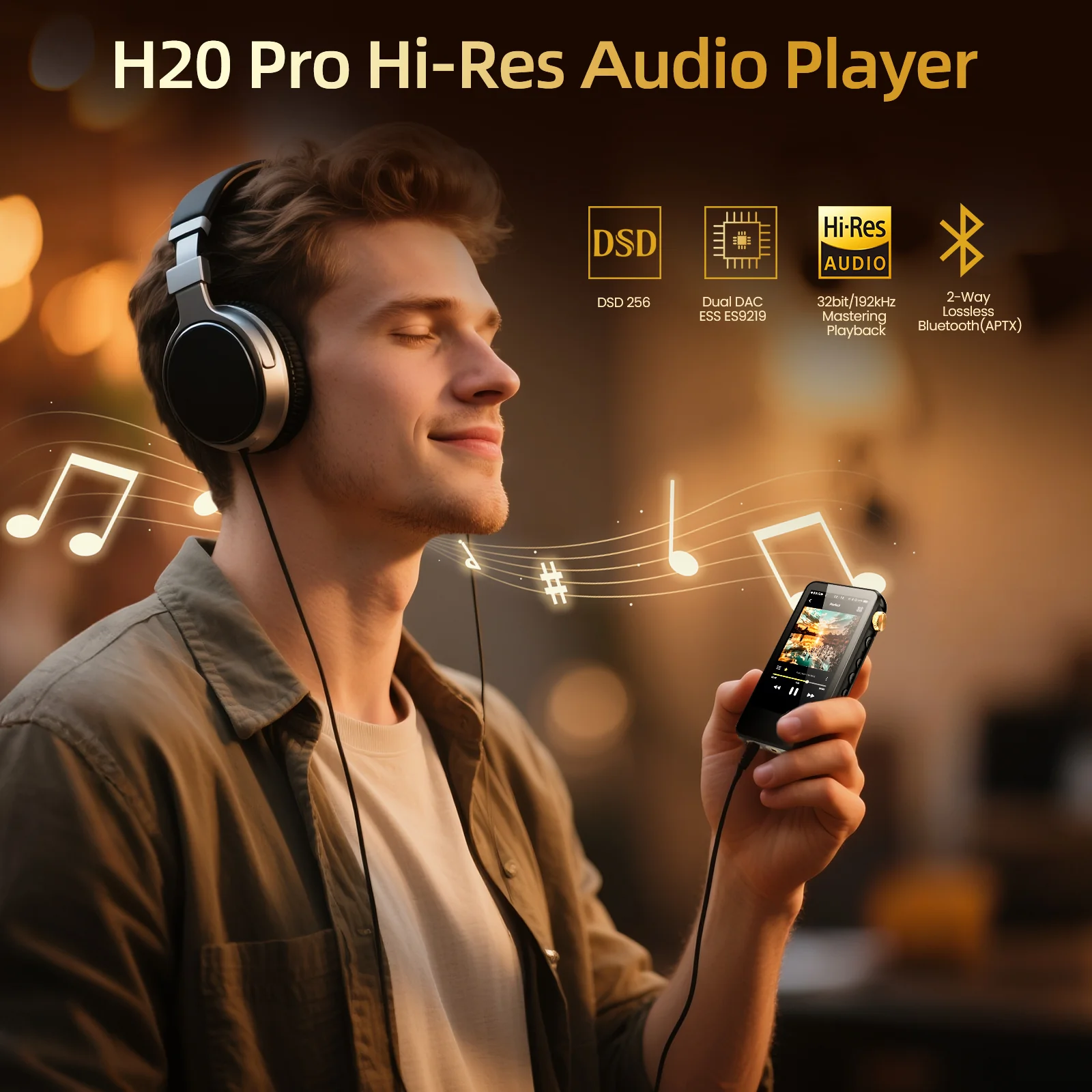 HIFI WALKER H20 Pro Hi-Res Audio Player - Image 8